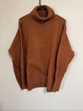 Vince Camuto Burnt Orange Turtleneck Sweater